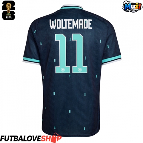 Dres Nemecko Nick Woltemade #11 Preč MS 2026 Krátky Rukáv